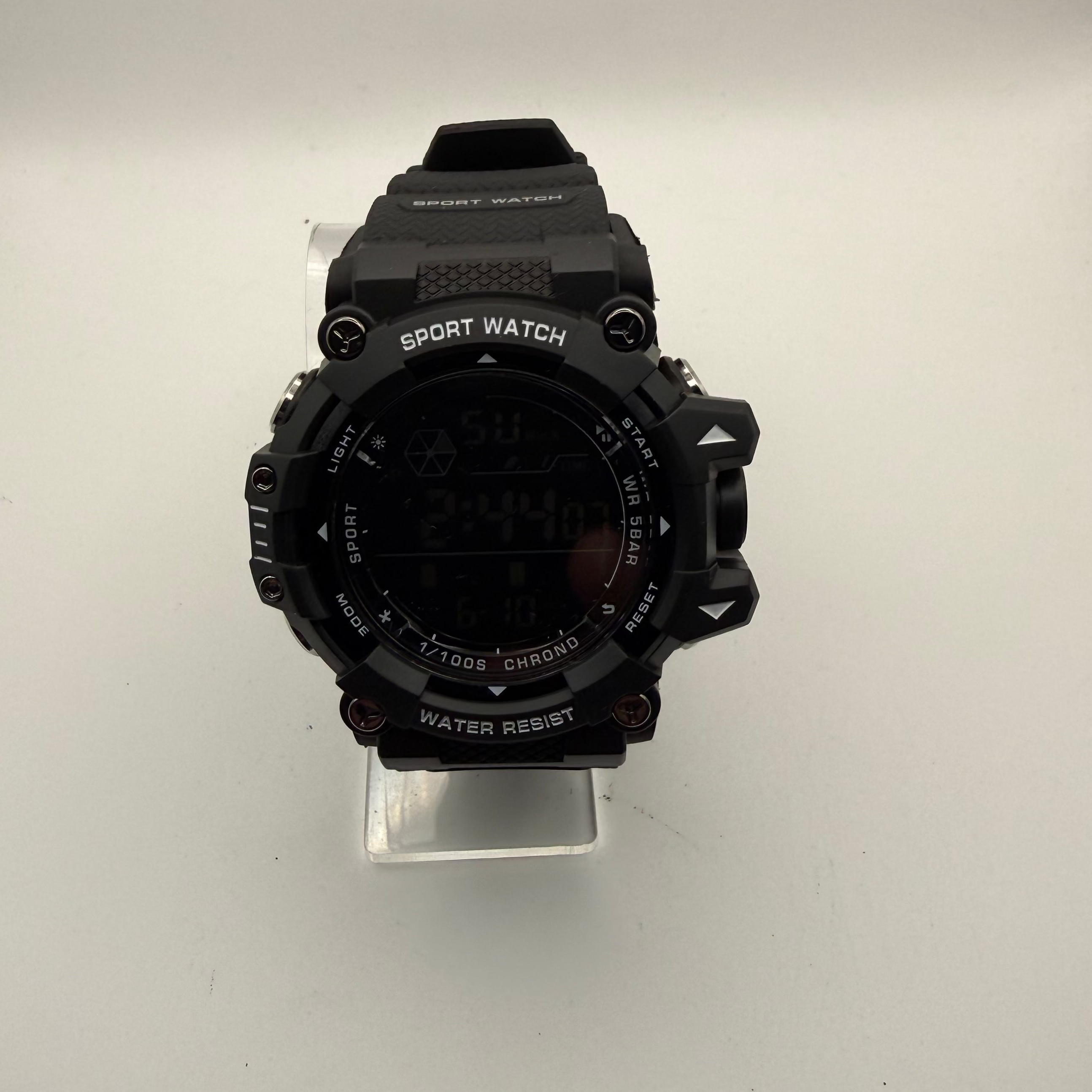 FOXBOX Men’s Digital Sport Watch – Black Tactical Style | 5BAR Water Resistant- £19.99