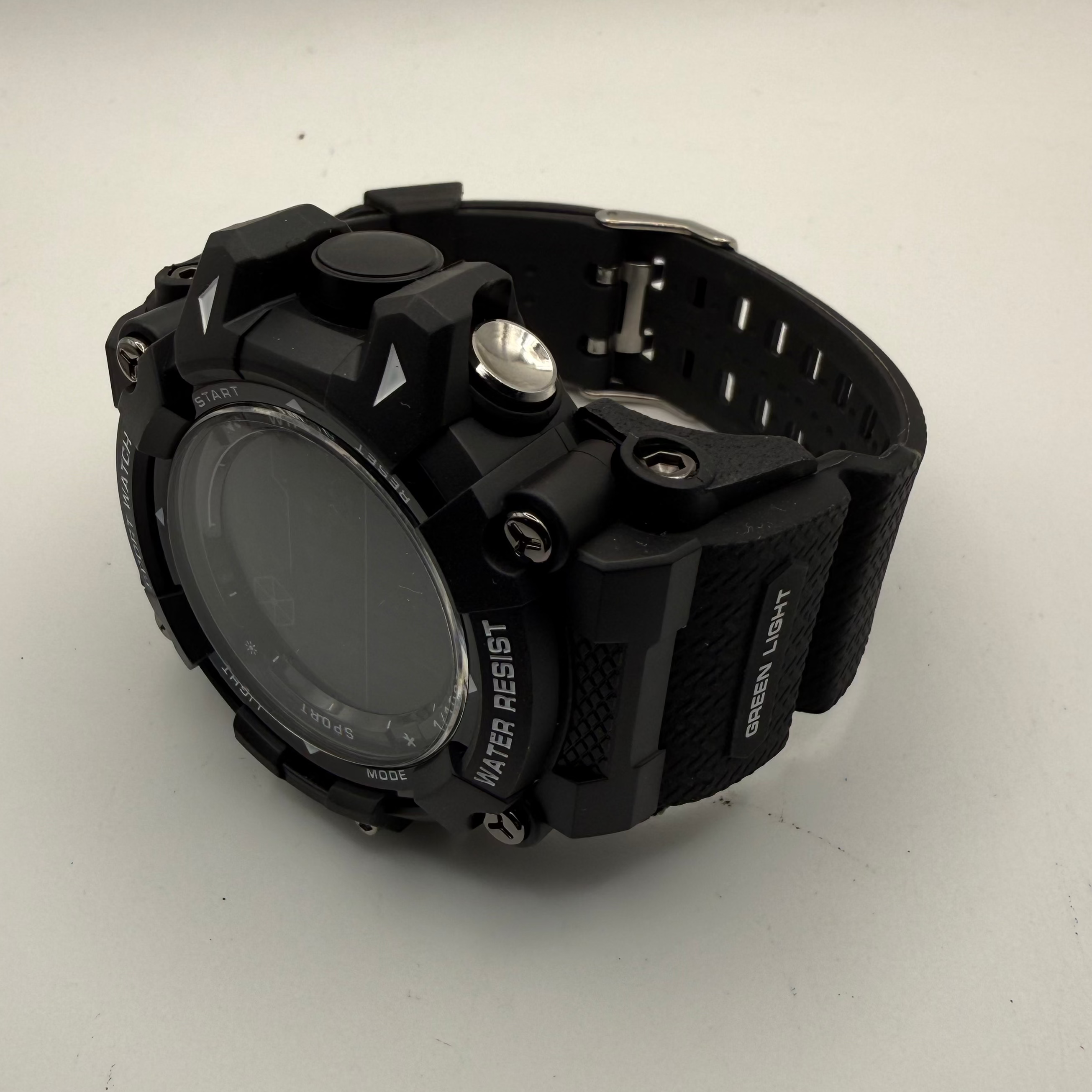 FOXBOX Men’s Digital Sport Watch – Black Tactical Style | 5BAR Water Resistant- £19.99