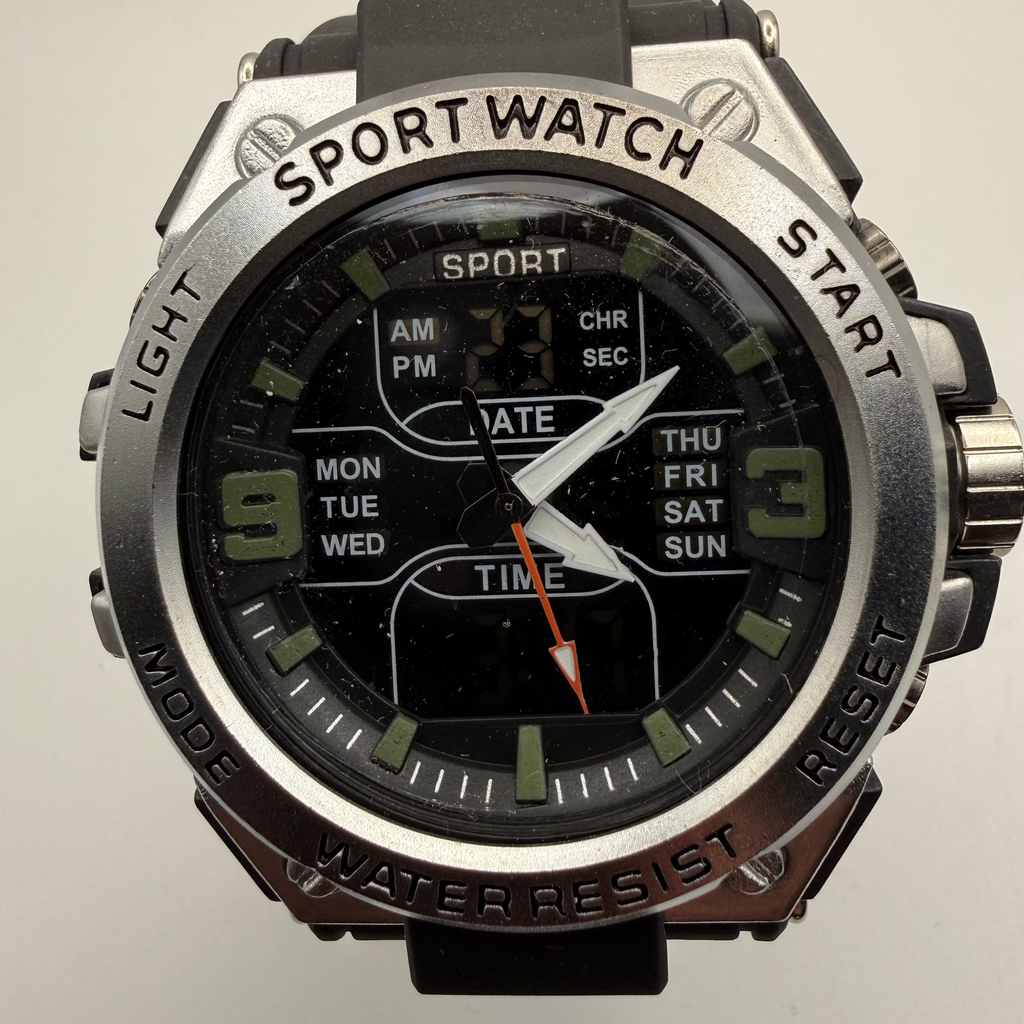 Foshan Men’s Sport Watch – Ana-Digi Tactical Style- £19.99