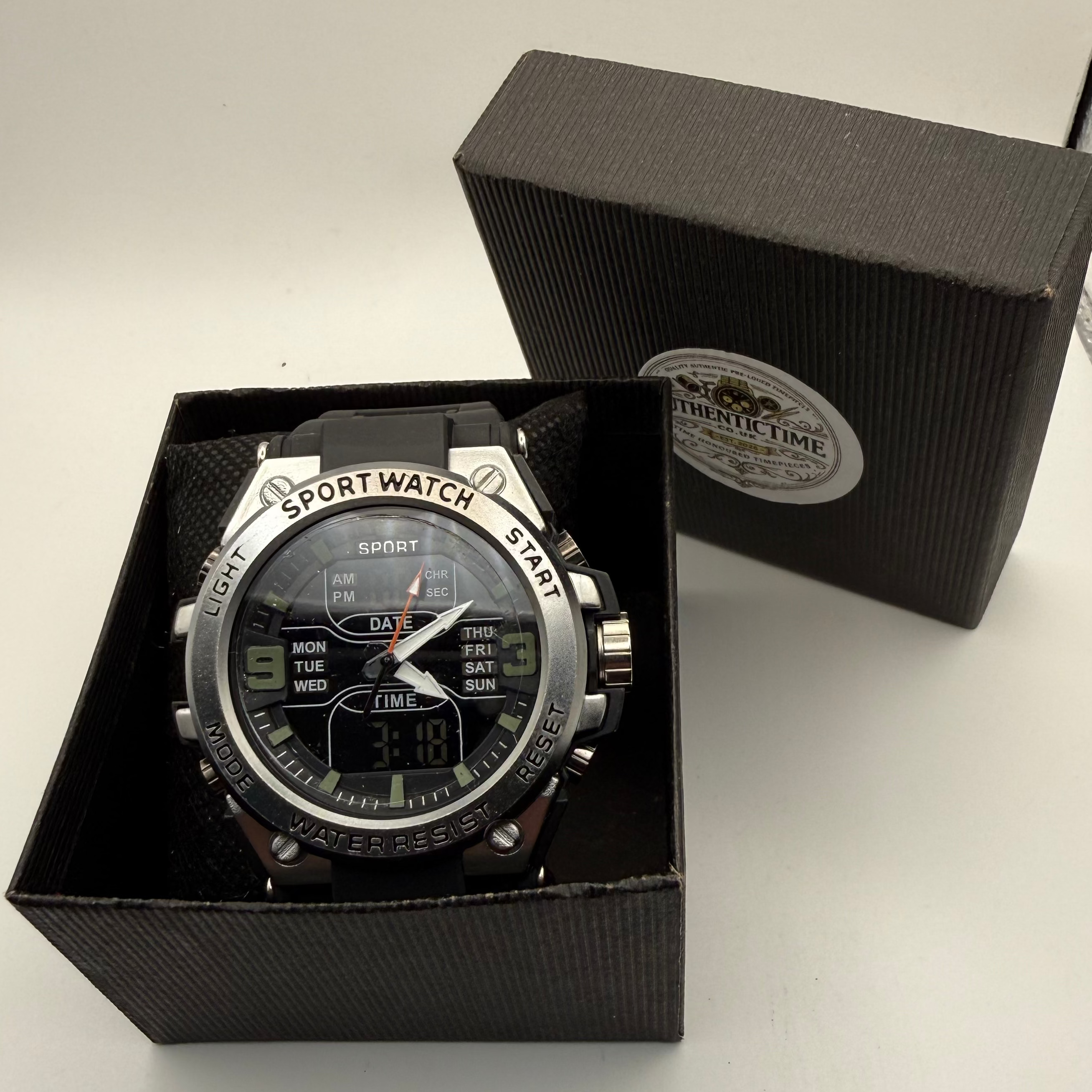 Foshan Men’s Sport Watch – Ana-Digi Tactical Style- £19.99