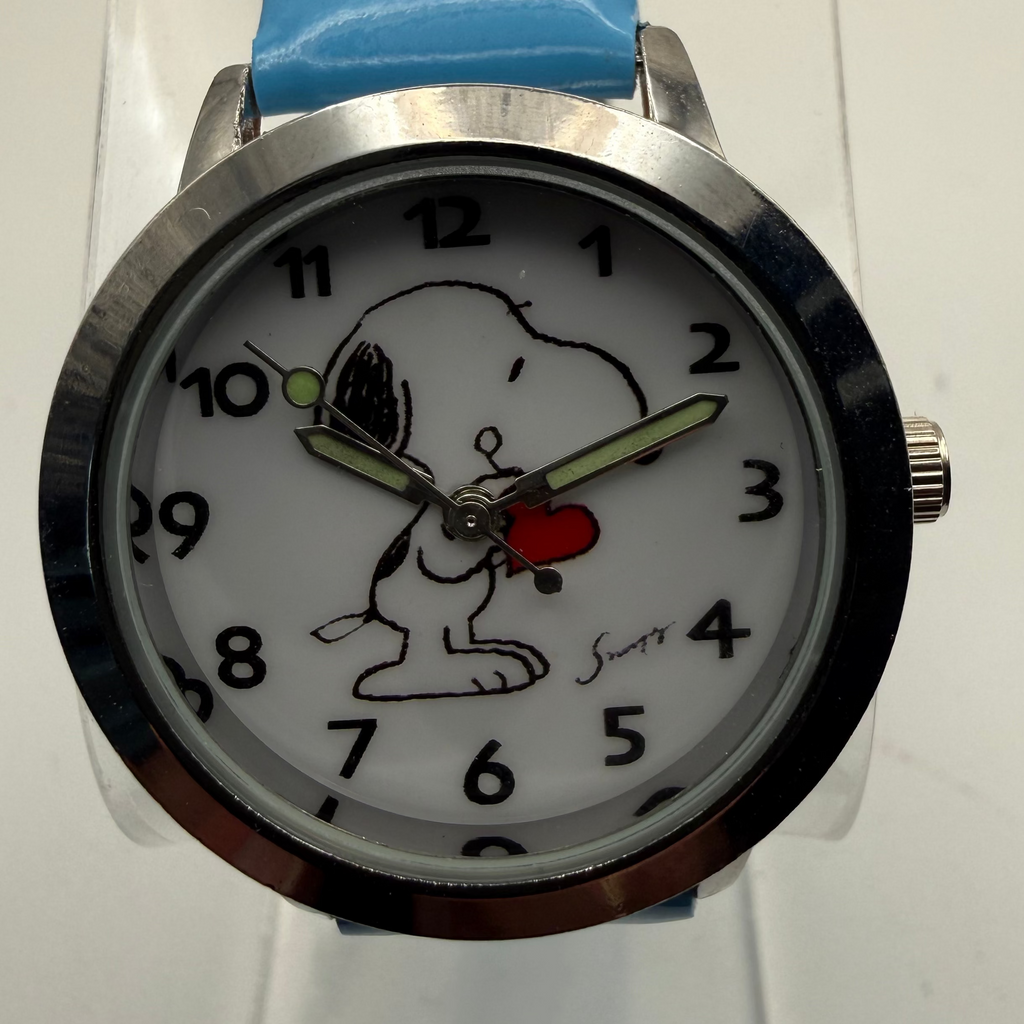 Snoopy Character Dial Watch Blue Strap New Battery Fitted- £14.99