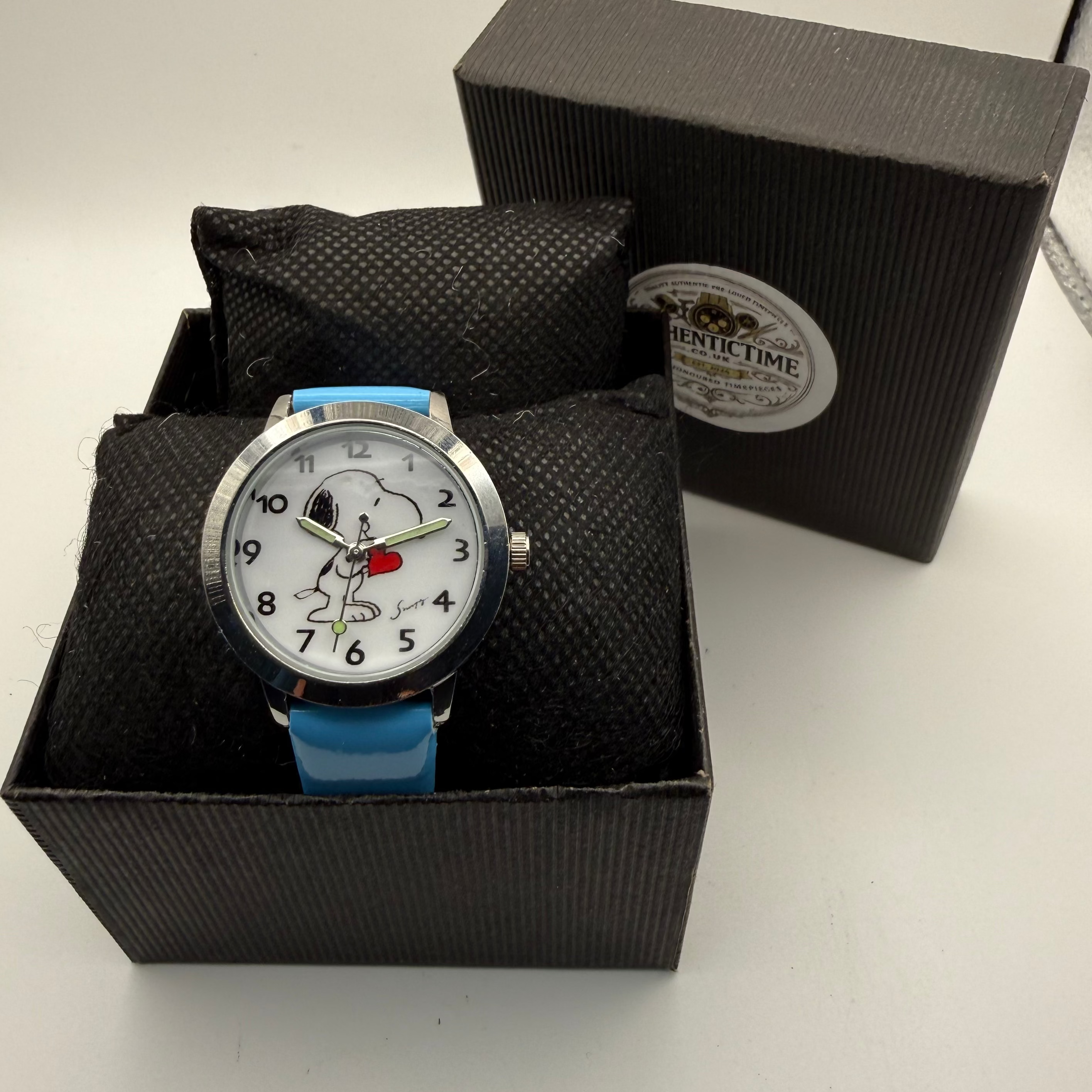 Snoopy Character Dial Watch Blue Strap New Battery Fitted- £14.99