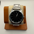 New Stainless Steel Black Dial Bracelet Watch- £7.99