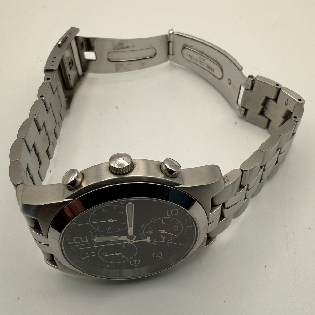 Tissot PR50 Chronograph Black Dial Stainless Steel – 40mm- £169.99