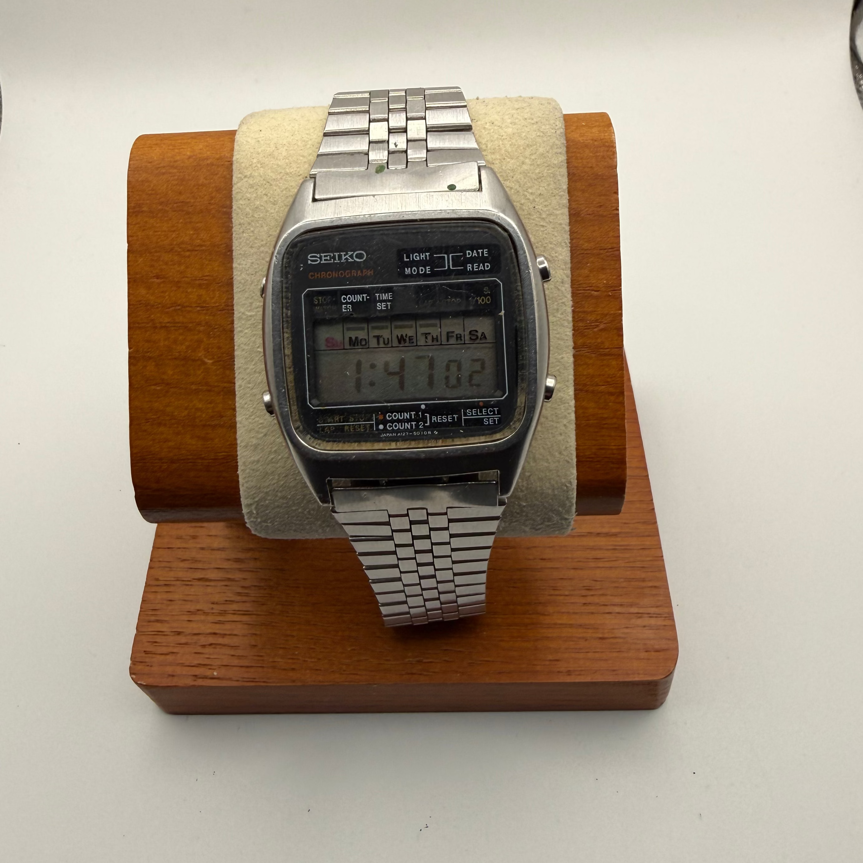 Seiko Vintage Digital Chronograph A127-5010 – Rare 1970s Classic- £129.99