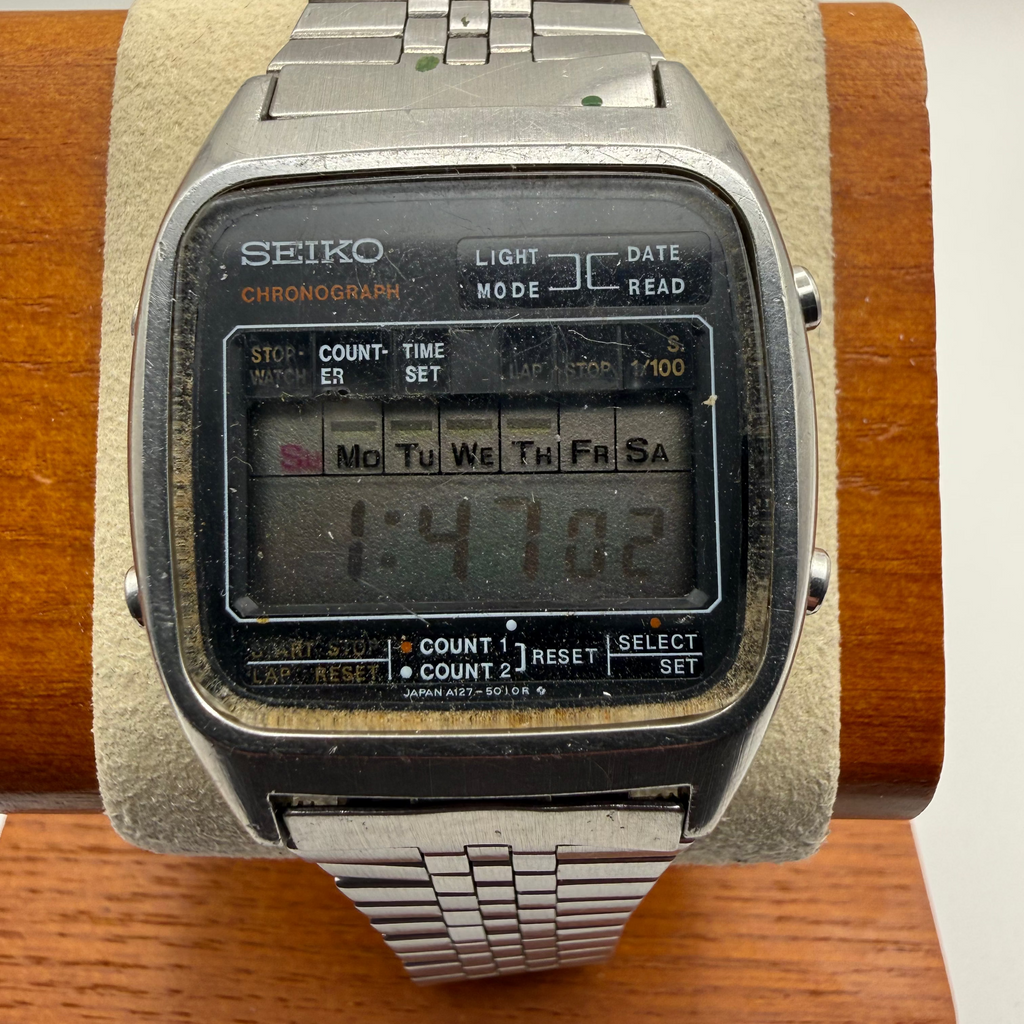 Seiko Vintage Digital Chronograph A127-5010 – Rare 1970s Classic- £129.99