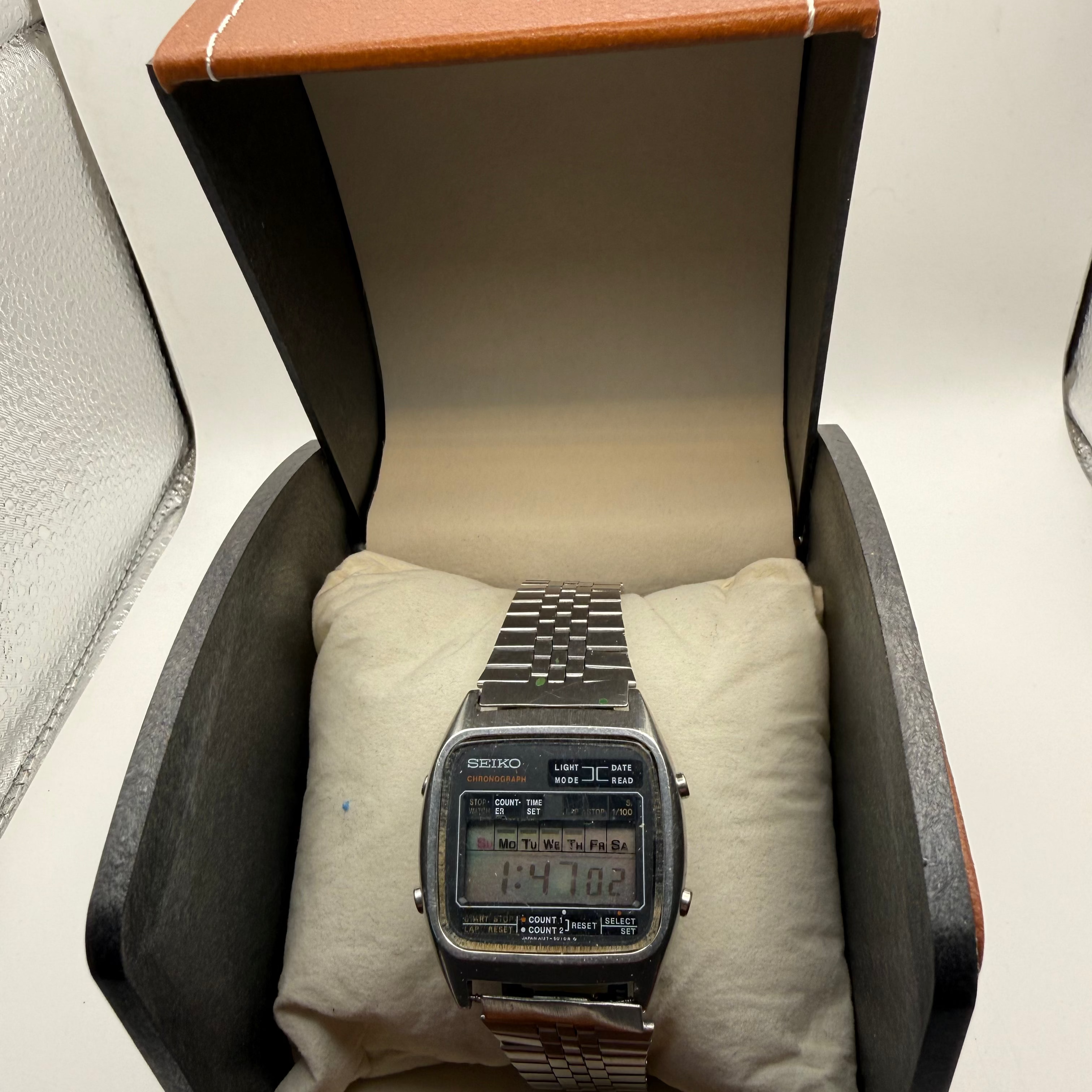 Seiko Vintage Digital Chronograph A127-5010 – Rare 1970s Classic- £129.99