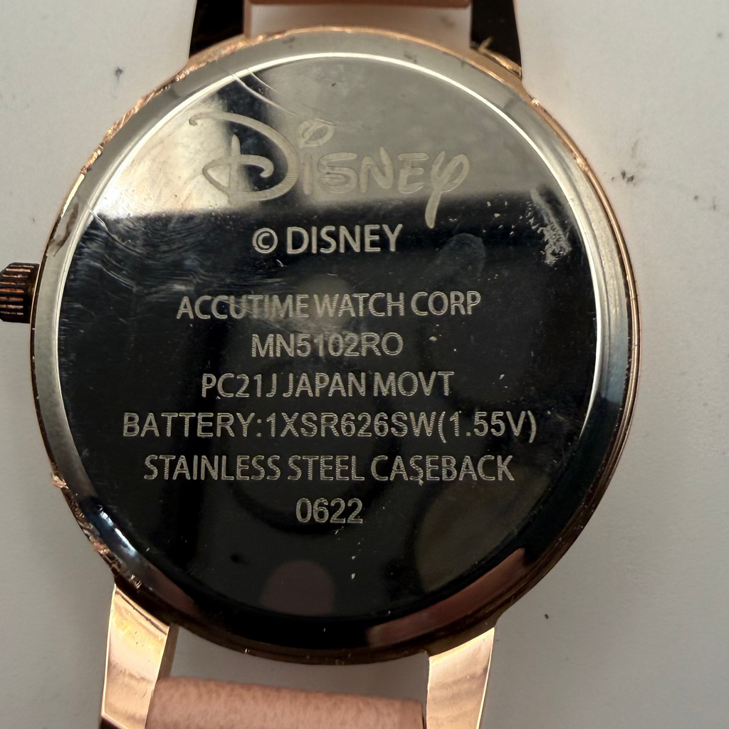 Disney Minnie Mouse Ladies Watch Rose Gold Pink Strap With Box- £19.99