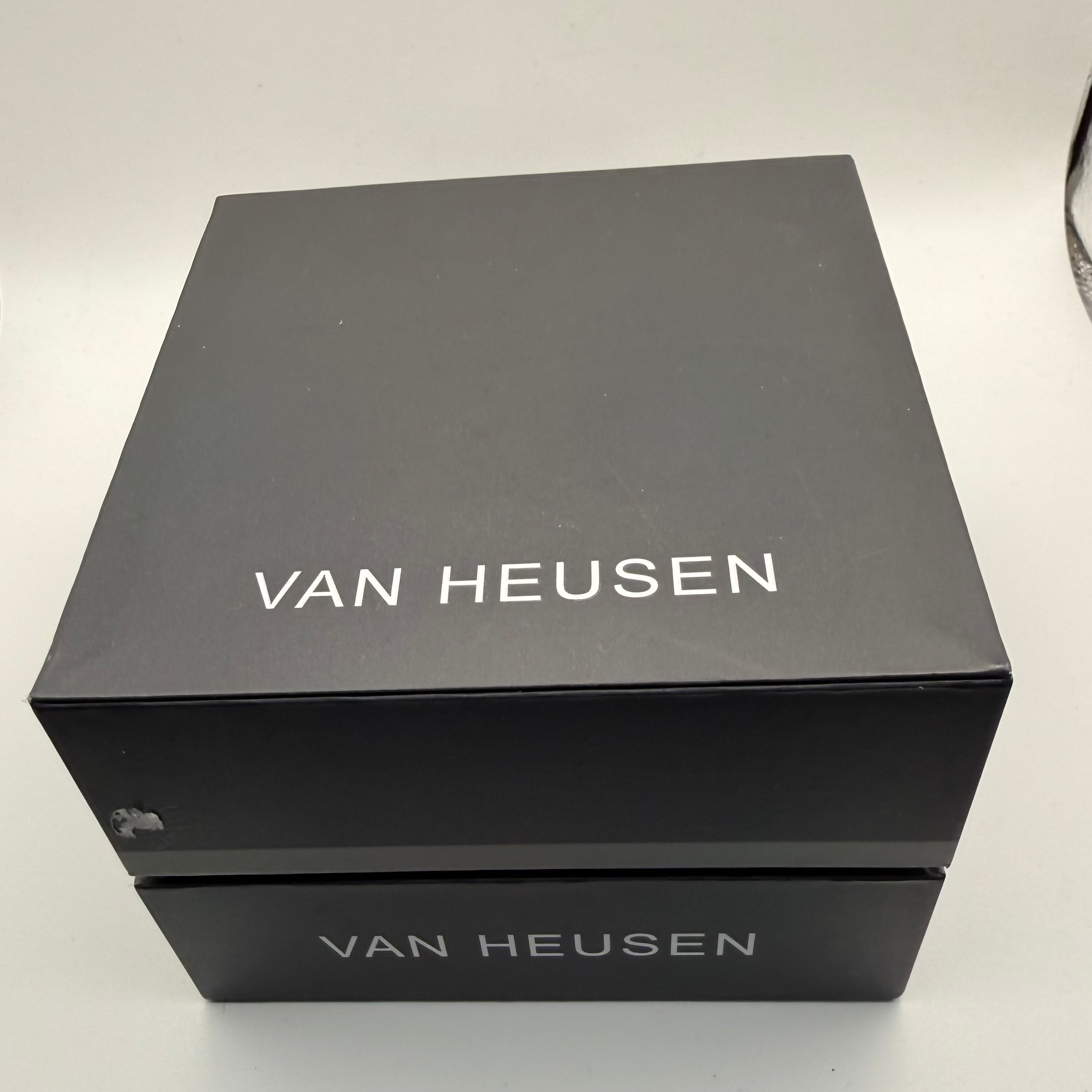 Van Heusen Classic Multi-Dial Gentleman’s Watch – Brown Leather – New in Box- £24.95
