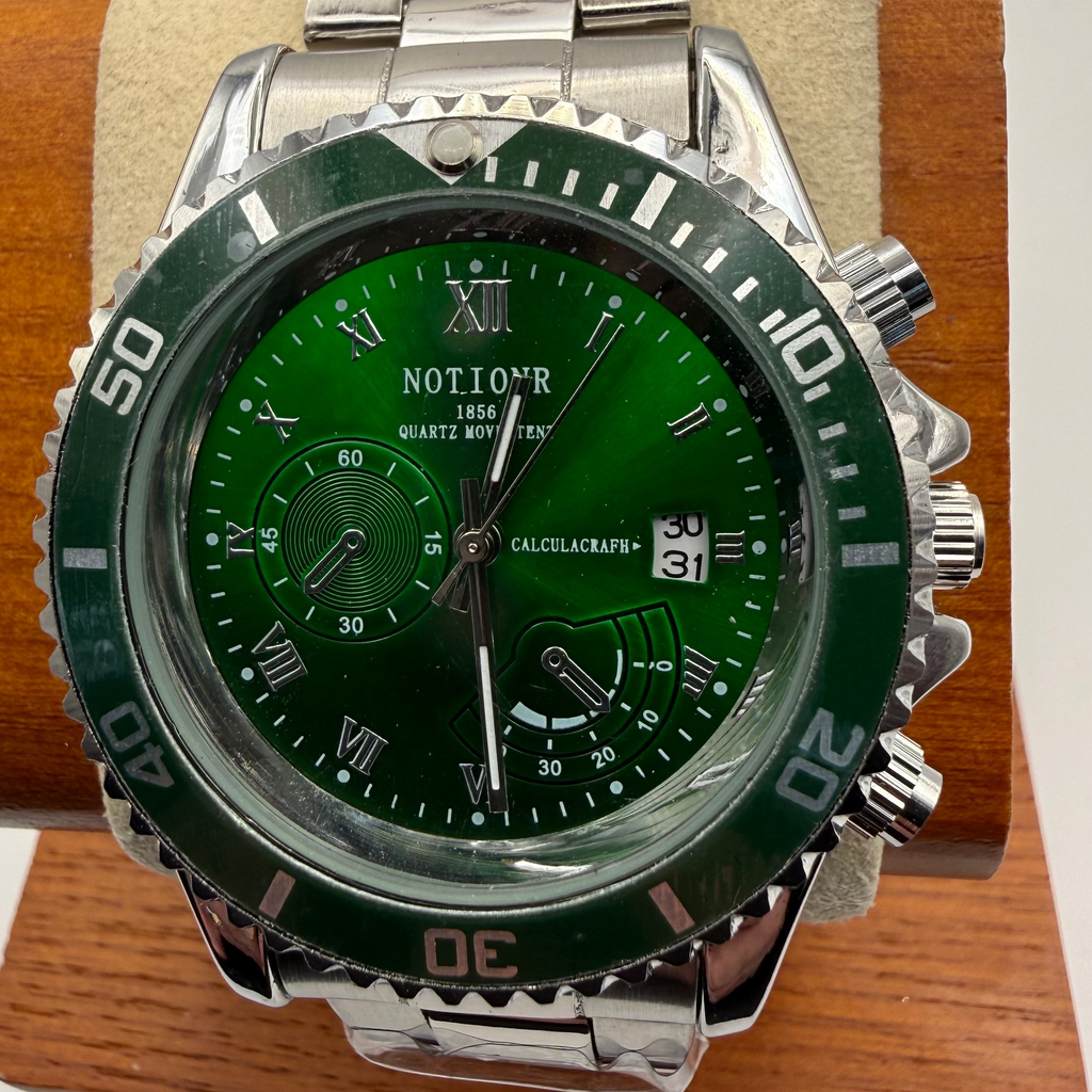 Notionr Green Dial Quartz Bracelet Watch New Unworn Boxed- £19.99