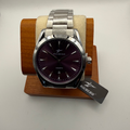 RICECGO Quartz Stainless Steel Watch – Deep Burgundy Dial | New With Tag- £19.99