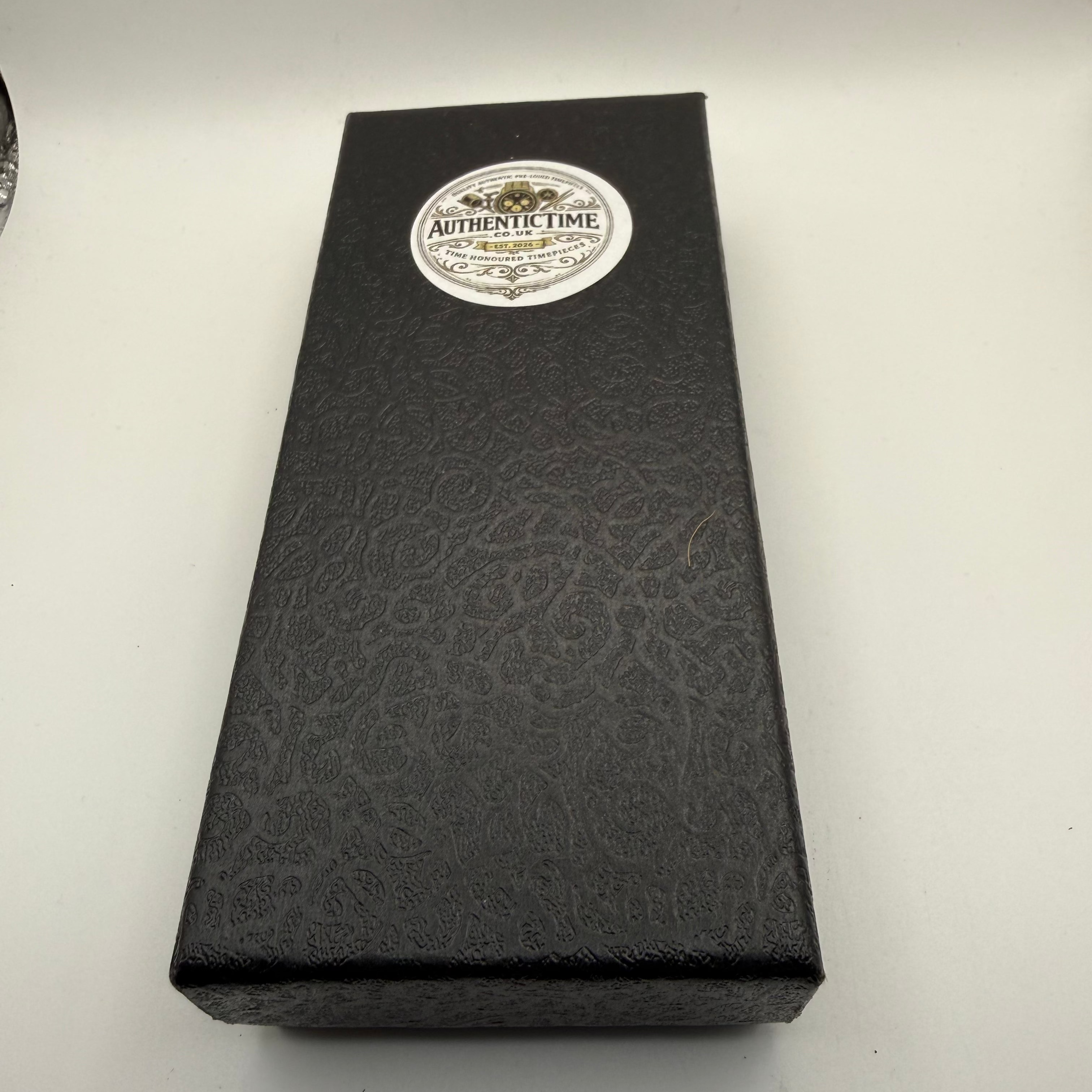 Eyros Matte Black Mesh Strap Watch – New in Presentation Box- £