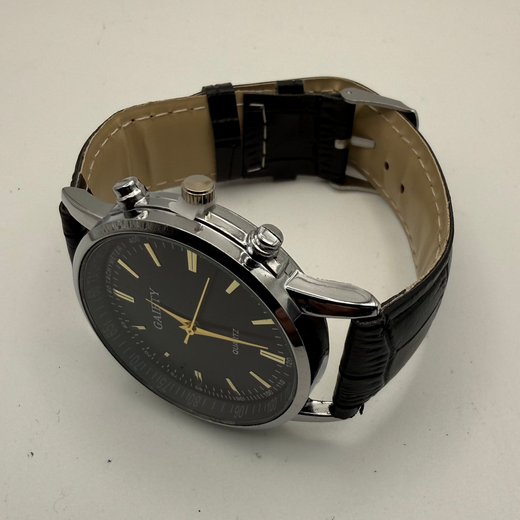 Gaiety Black Dial Quartz Dress Watch – New in Presentation Box- £24.99