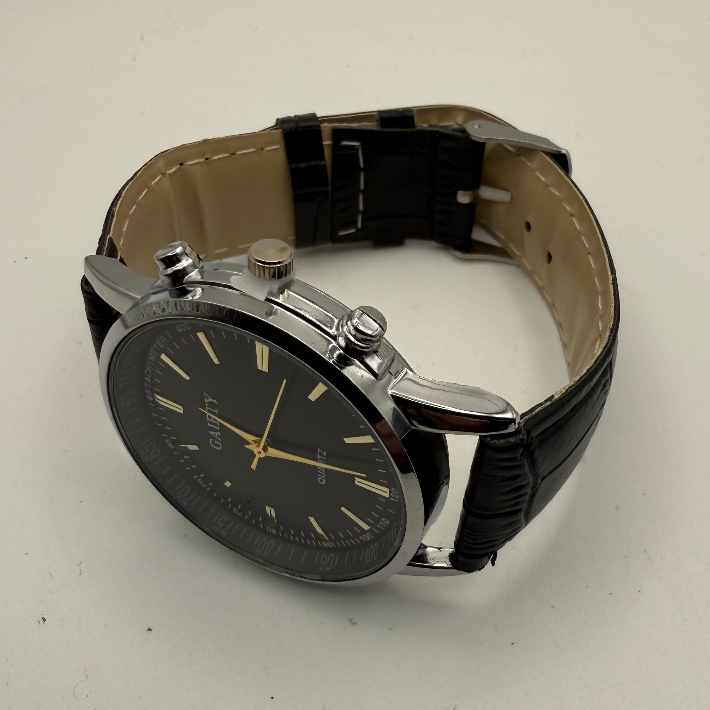 Gaiety Black Dial Quartz Dress Watch – New in Presentation Box- £24.99