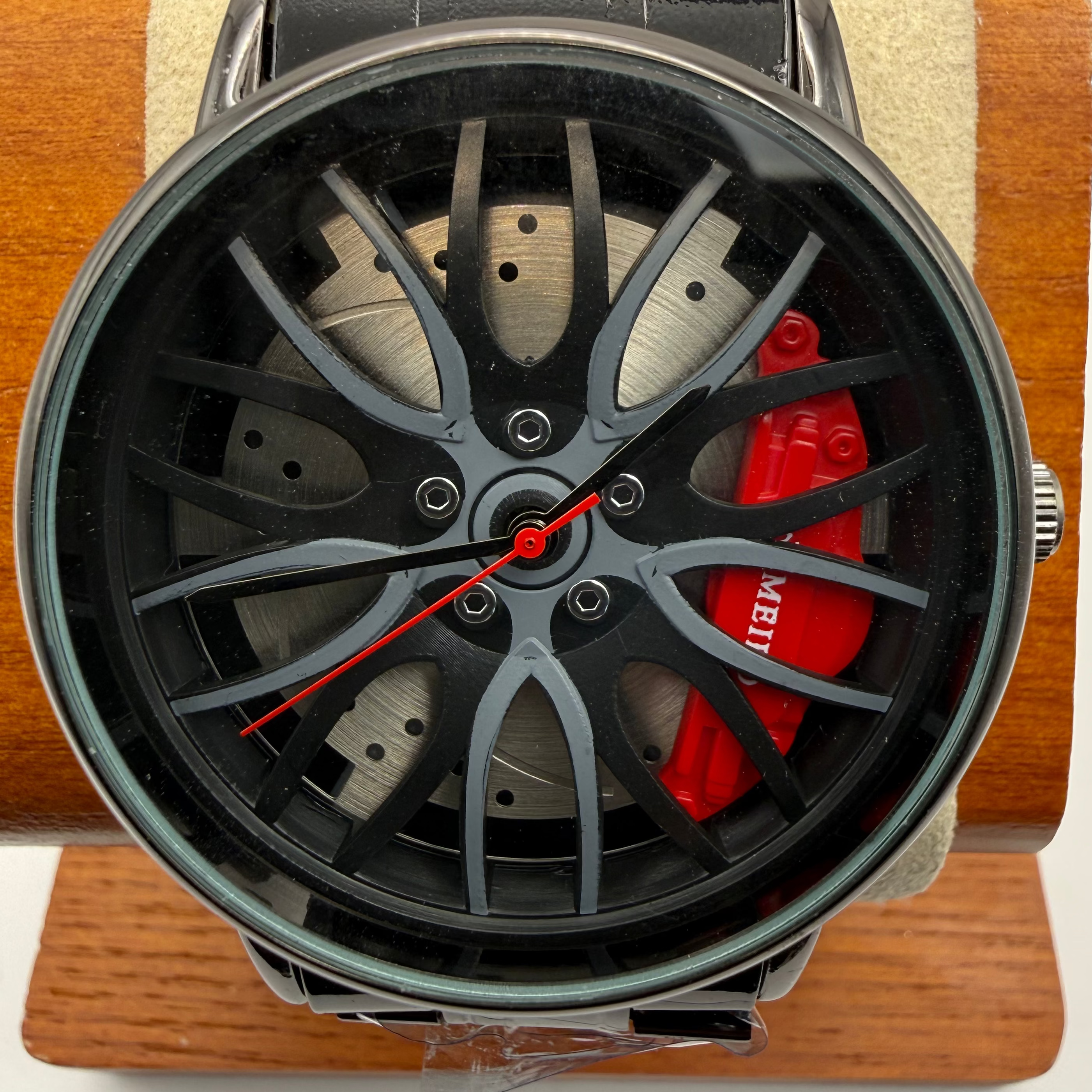 MEIBO Alloy Wheel Design Black Bracelet Watch – New in Box- £24.99