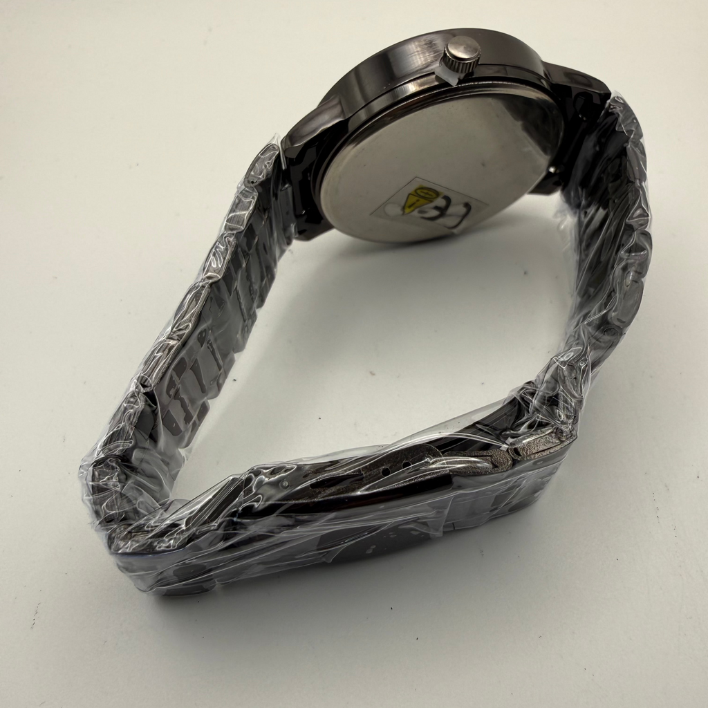 MEIBO Alloy Wheel Design Black Bracelet Watch – New in Box- £24.99