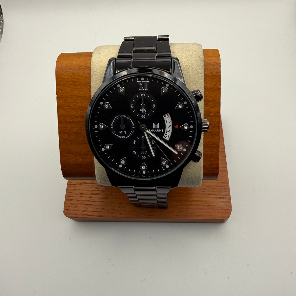 SHAARMS Black Dial Bracelet Watch New In Box- £24.99