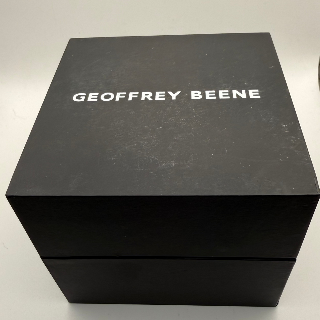 Geoffrey Beene Blue Dial Stainless Steel Watch – New in Box- £19.99