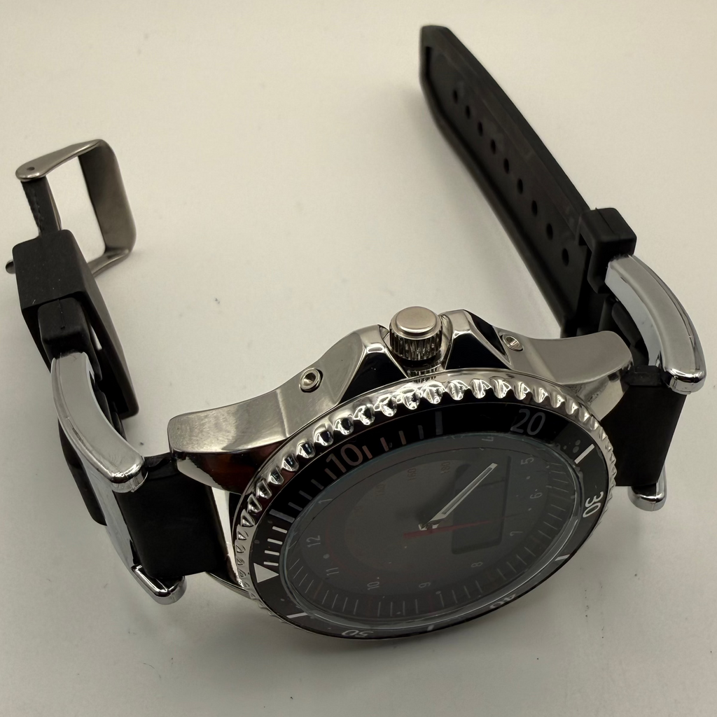 AVON Dual Display Speedometer Style Watch – Black Dial – Boxed- £24.95