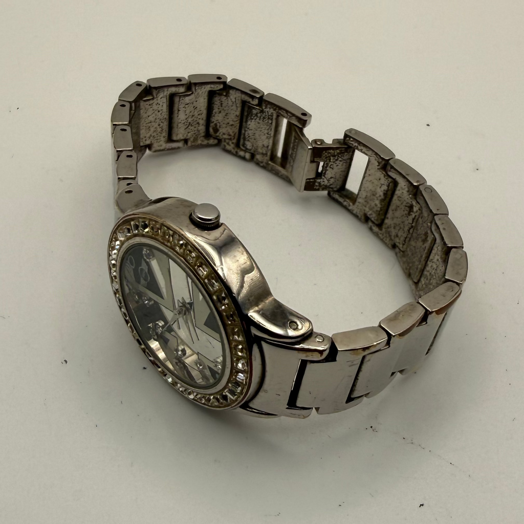 MINI Ladies Union Jack Dial Watch – Crystal Bezel – Stainless Steel Bracelet – Boxed- £29.99