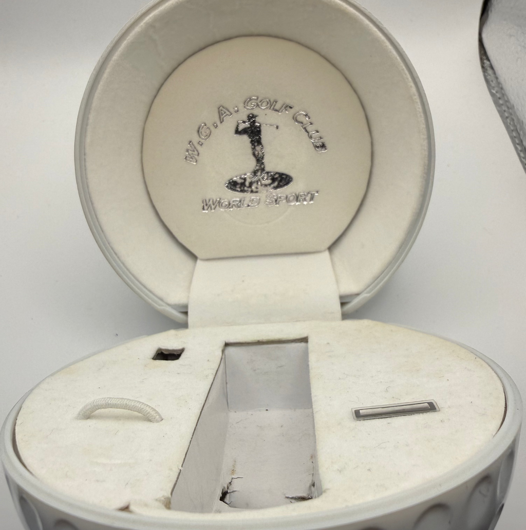 W.G.A Golf Club World Sport Ladies Quartz Watch – Golf Ball Case – Rare Collectable- £29.99