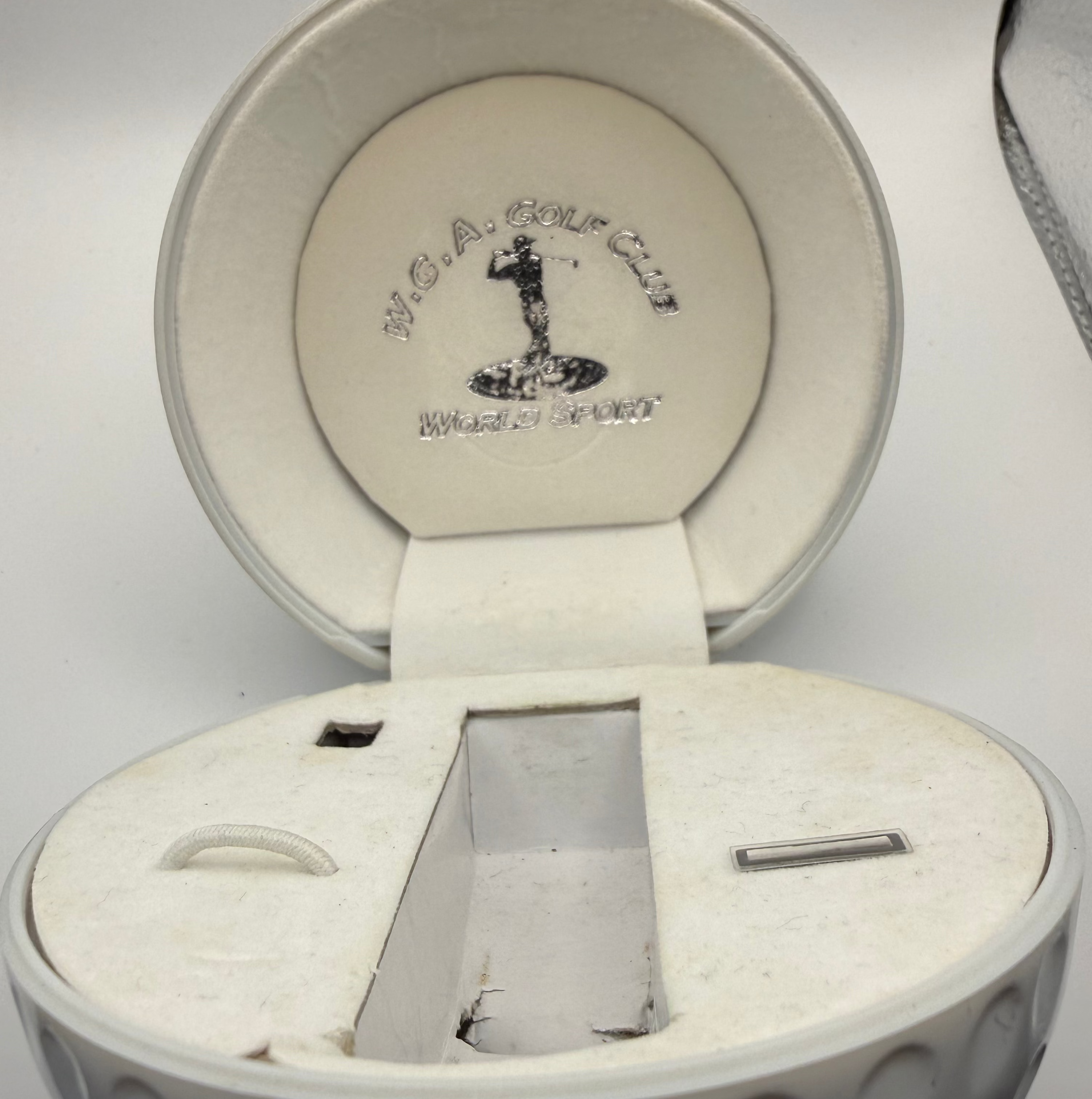 W.G.A Golf Club World Sport Ladies Quartz Watch – Golf Ball Case – Rare Collectable- £29.99