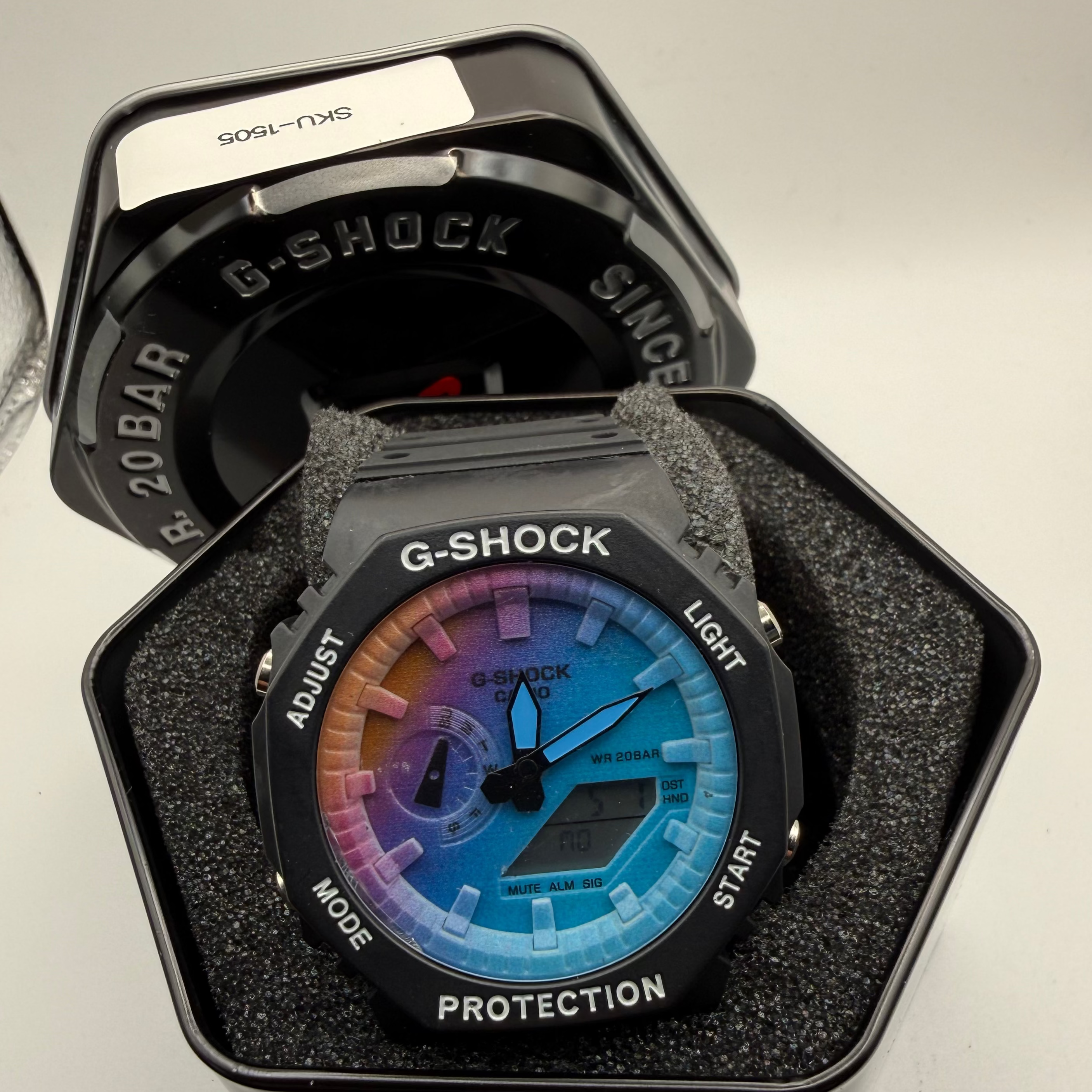 Casio G-Shock GA-2100 “Rainbow Dial” Carbon Core Guard – Boxed- £79.99