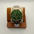 Pagzoma Green Dial Multi-Function Quartz Watch – Two Tone Bracelet – New in Bo- £29.95