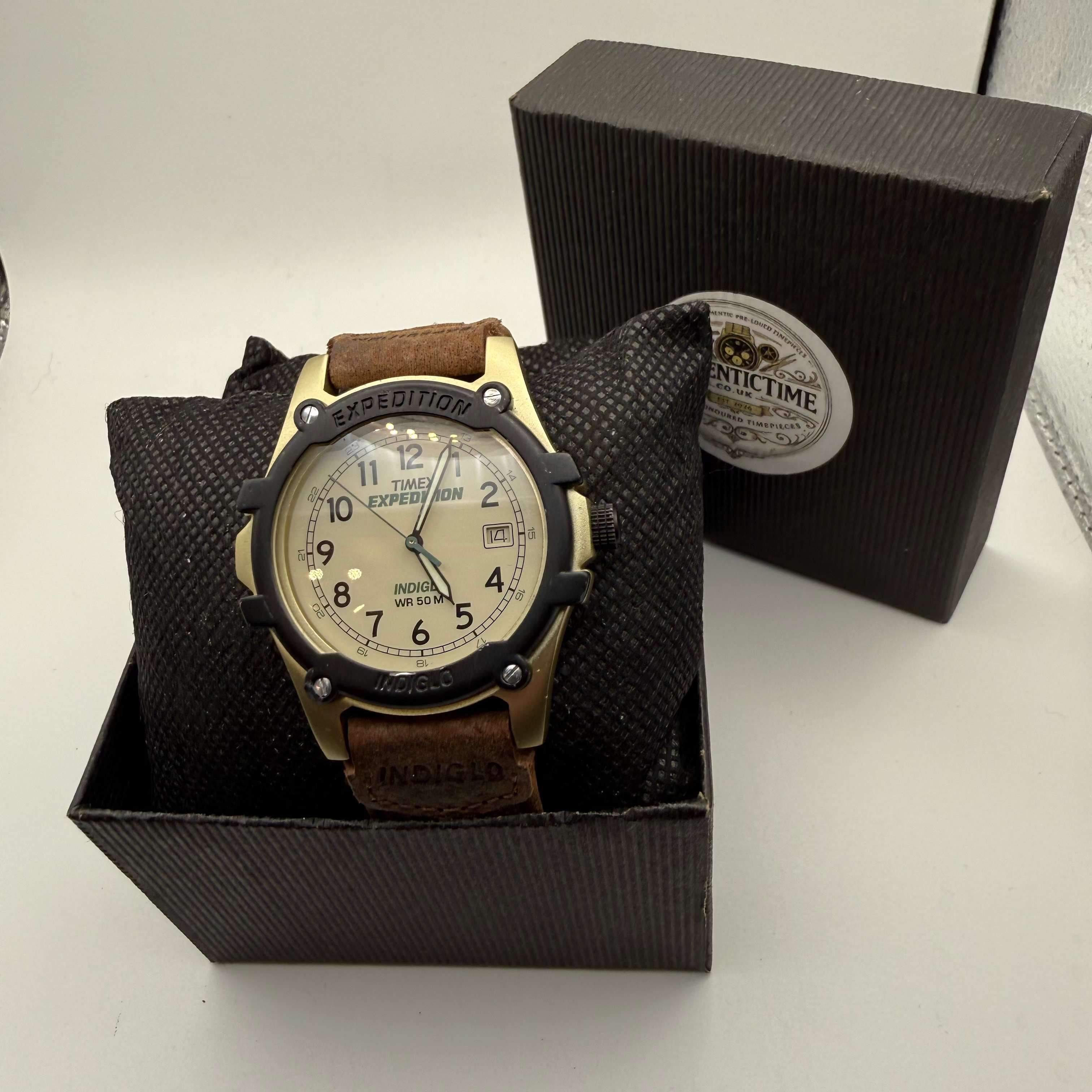Timex Expedition Indiglo Field Watch – Date – WR50M – Canvas Strap- £29.99