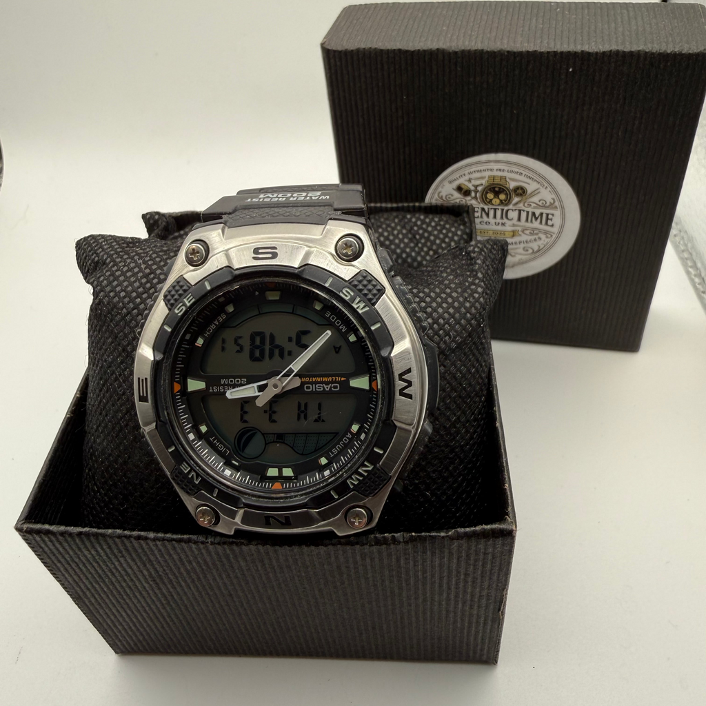 Casio AQW-100 ana-digital watch,- £39.95