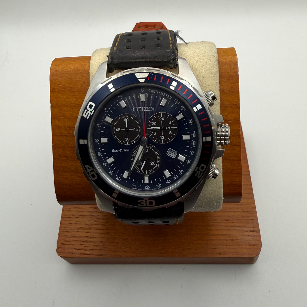 Citizen Eco-Drive Chronograph Blue Dial Men’s Watch H500- £139.99
