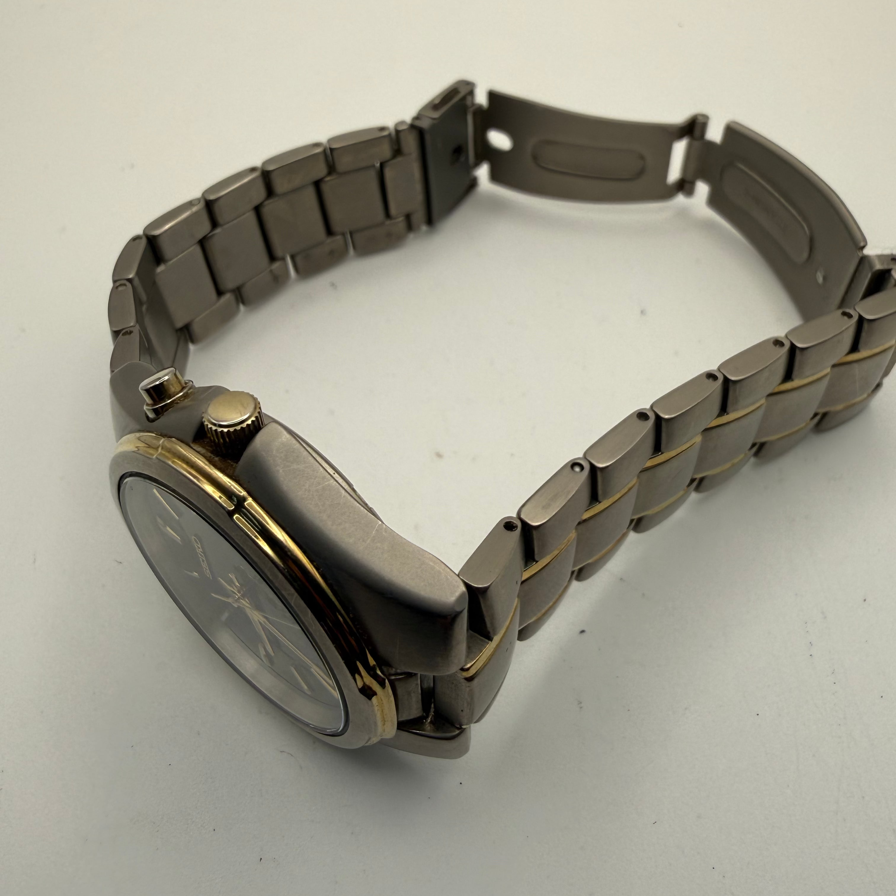 Seiko Kinetic Titanium Watch – April 2000 – Serviced, New Capacitor- £79.99