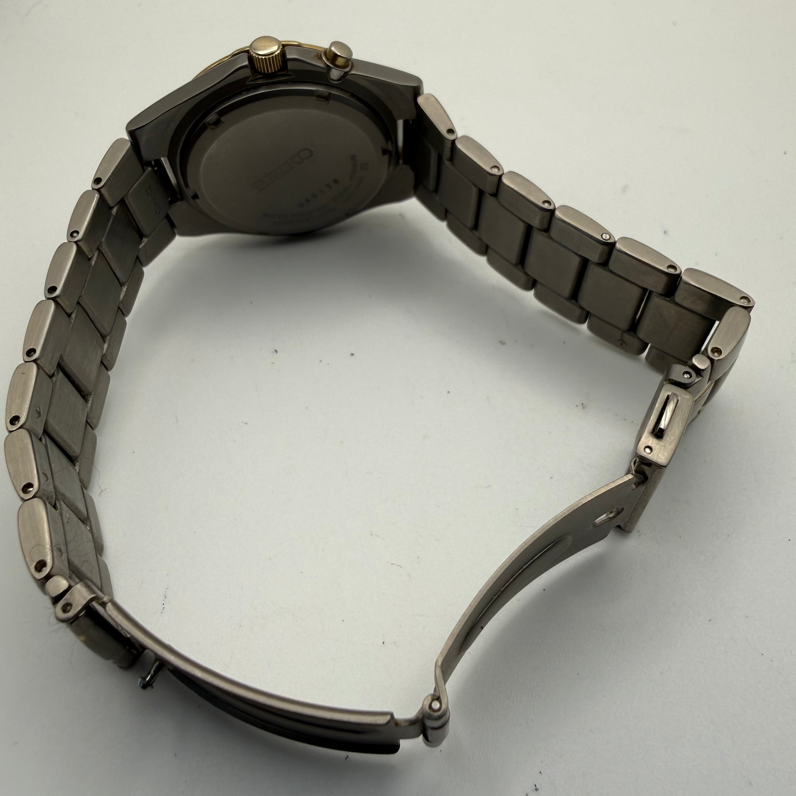 Seiko Kinetic Titanium Watch – April 2000 – Serviced, New Capacitor- £79.99