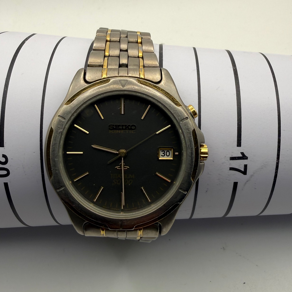 Seiko Kinetic Titanium SQ100, case/reference 5M42-0A30.- £89.99