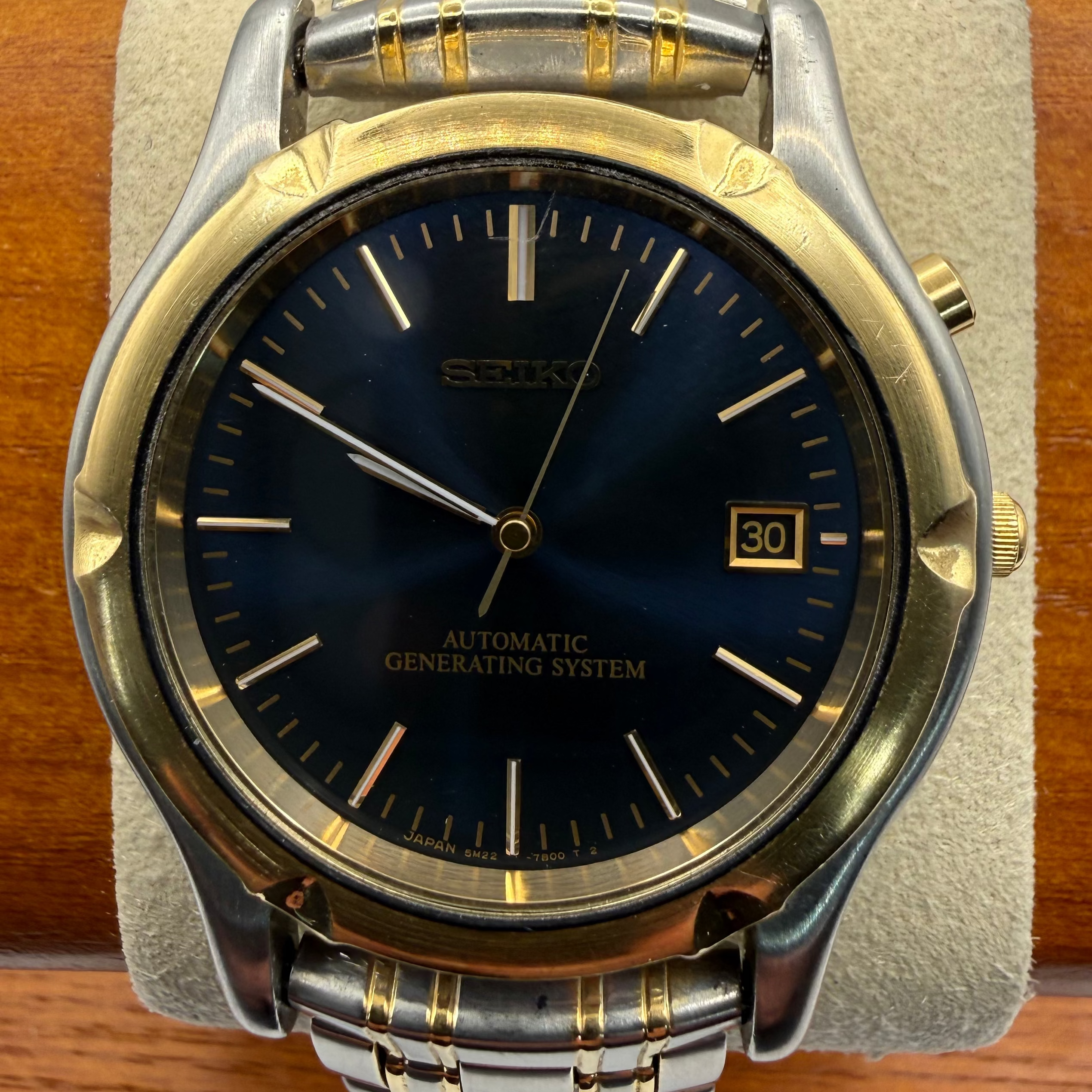 Seiko AGS Automatic Generating System Two-Tone- £89.99