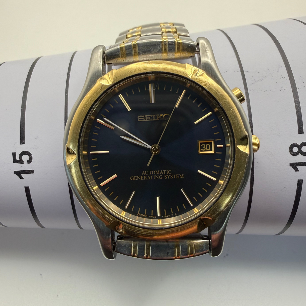 Seiko AGS Automatic Generating System Two-Tone- £89.99