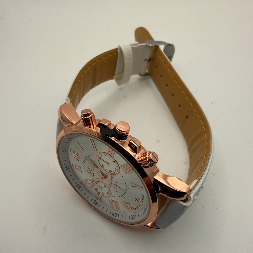 Geneva Platinum Rose Gold Tone Quartz Watch – New In Box- £10.00