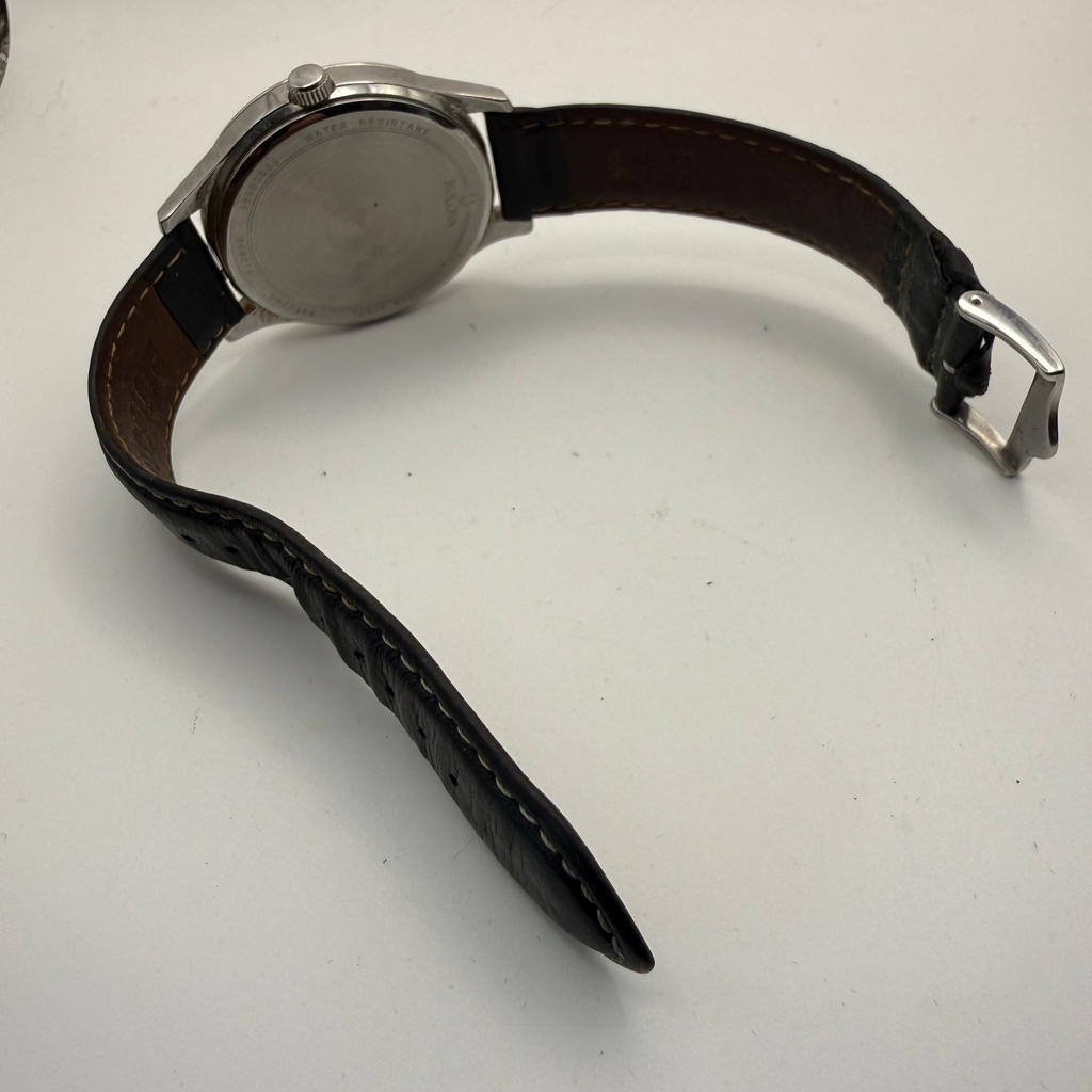 Bulova 98B276 Men’s Date Watch Black Dial Stainless Steel- £64.99