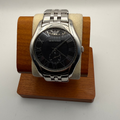 Emporio Armani AR-1706 Stainless Steel Watch – Black Dial – 16cm Bracelet- £59.99
