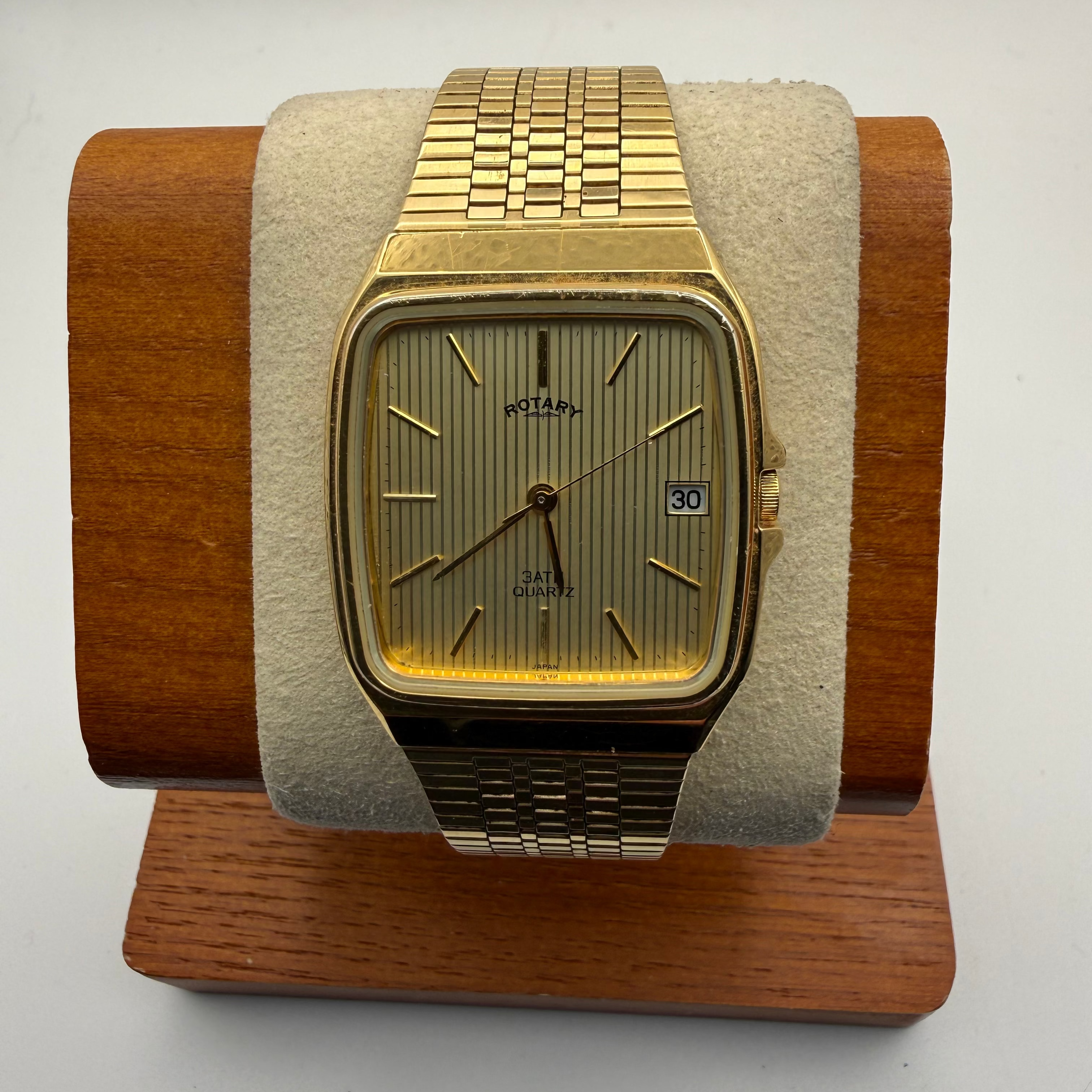 Rotary 3AT Quartz rectangular dress watch- £44.99