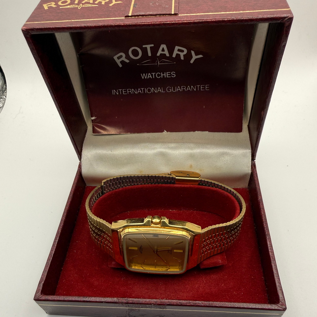 Rotary 3AT Quartz rectangular dress watch- £44.99