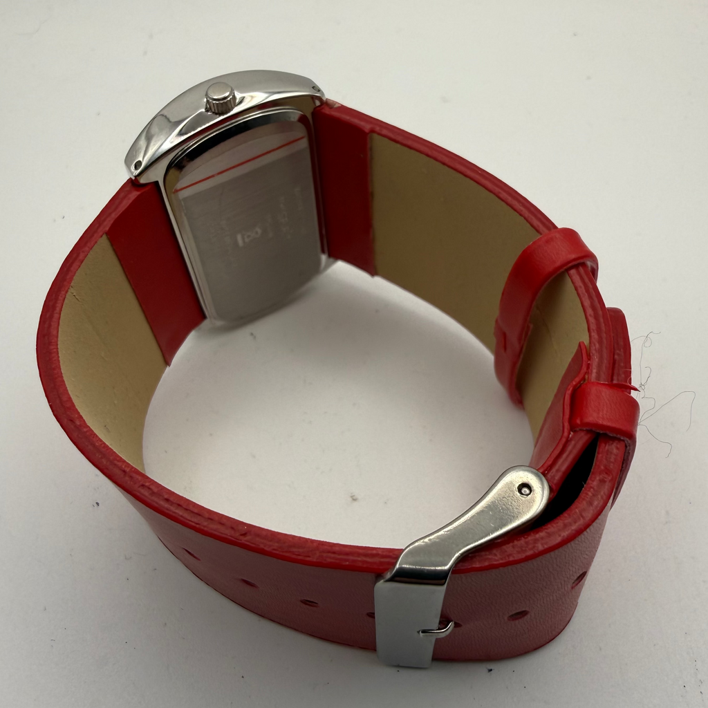 Sargent Ladies Fashion Watch – New (Wide Strap, Silver Dial)- £7.00