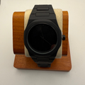 Striking contemporary black watch with a bold minimalist design- £24.99