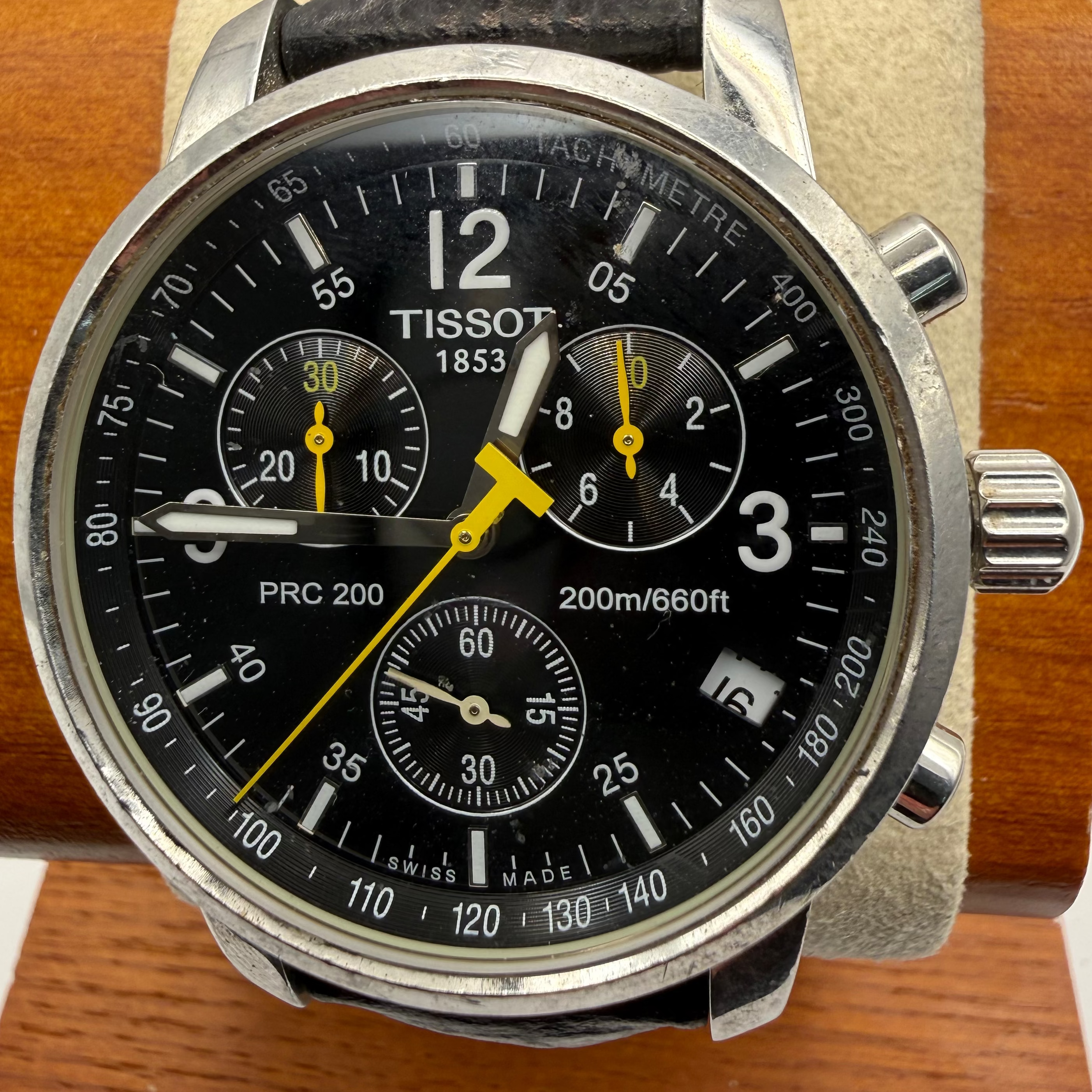 Tissot PRC 200 Chronograph – Full Set – Black Dial- £199.99