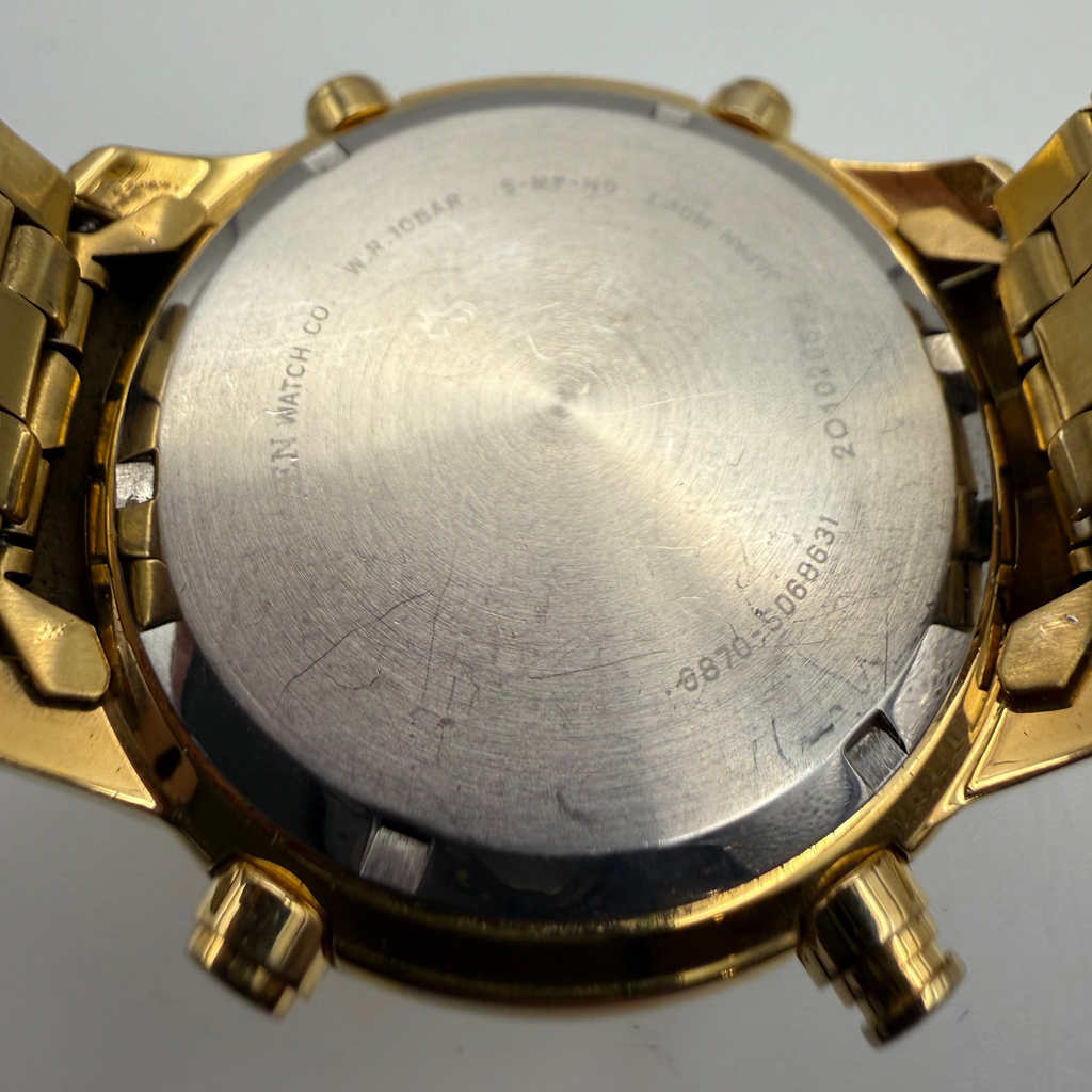 Citizen 6850-SD8B37 Alarm Chronograph WR100 Gold Tone Watch- £129.99
