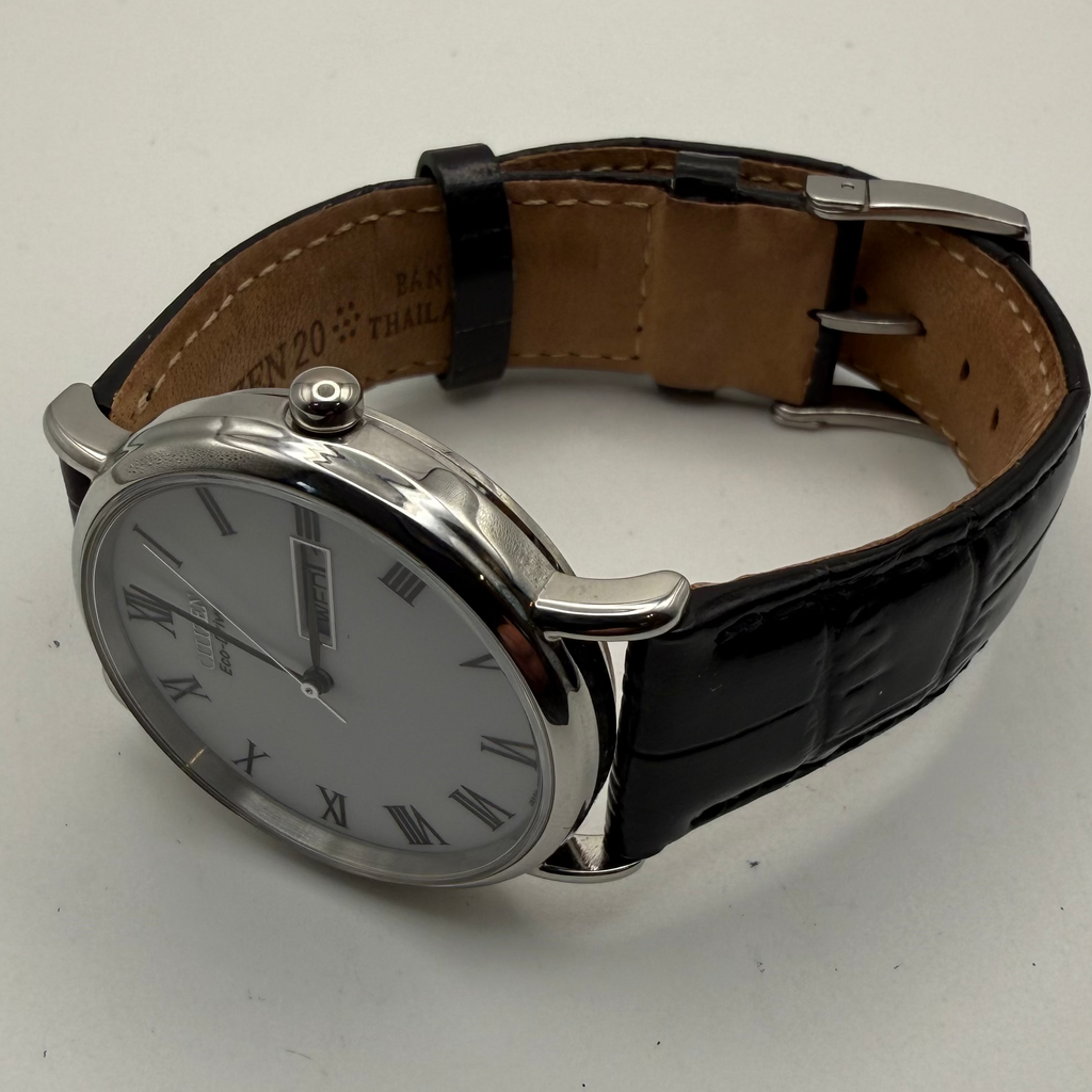 Citizen Eco-Drive E101-S082864 Gents Day-Date Dress Watch White Roman Dial- £99.99