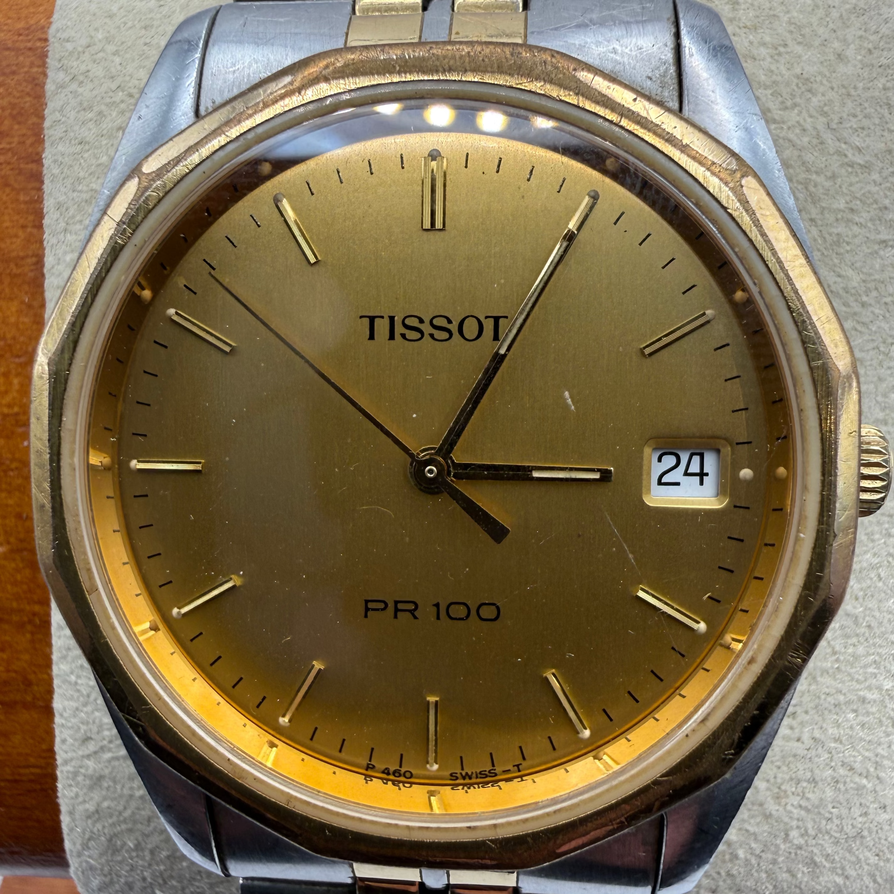 Tissot PR 100 P360/460 Two-Tone Quartz Watch- £129.99