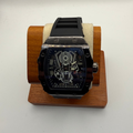 Black Skeleton Style Tonneau Watch – New In Box- £24.99