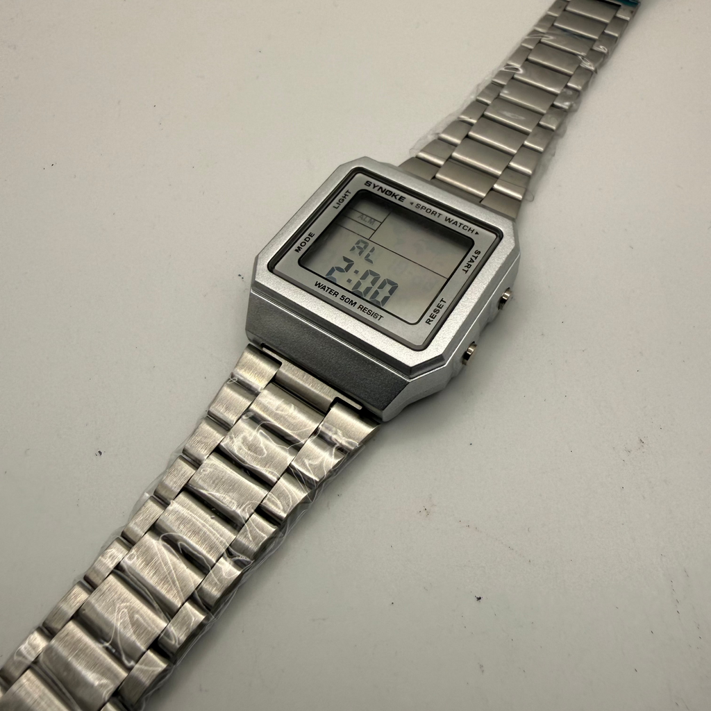 SYNOKE Retro Digital Watch New with Instructions & Presentation Box- £19.99