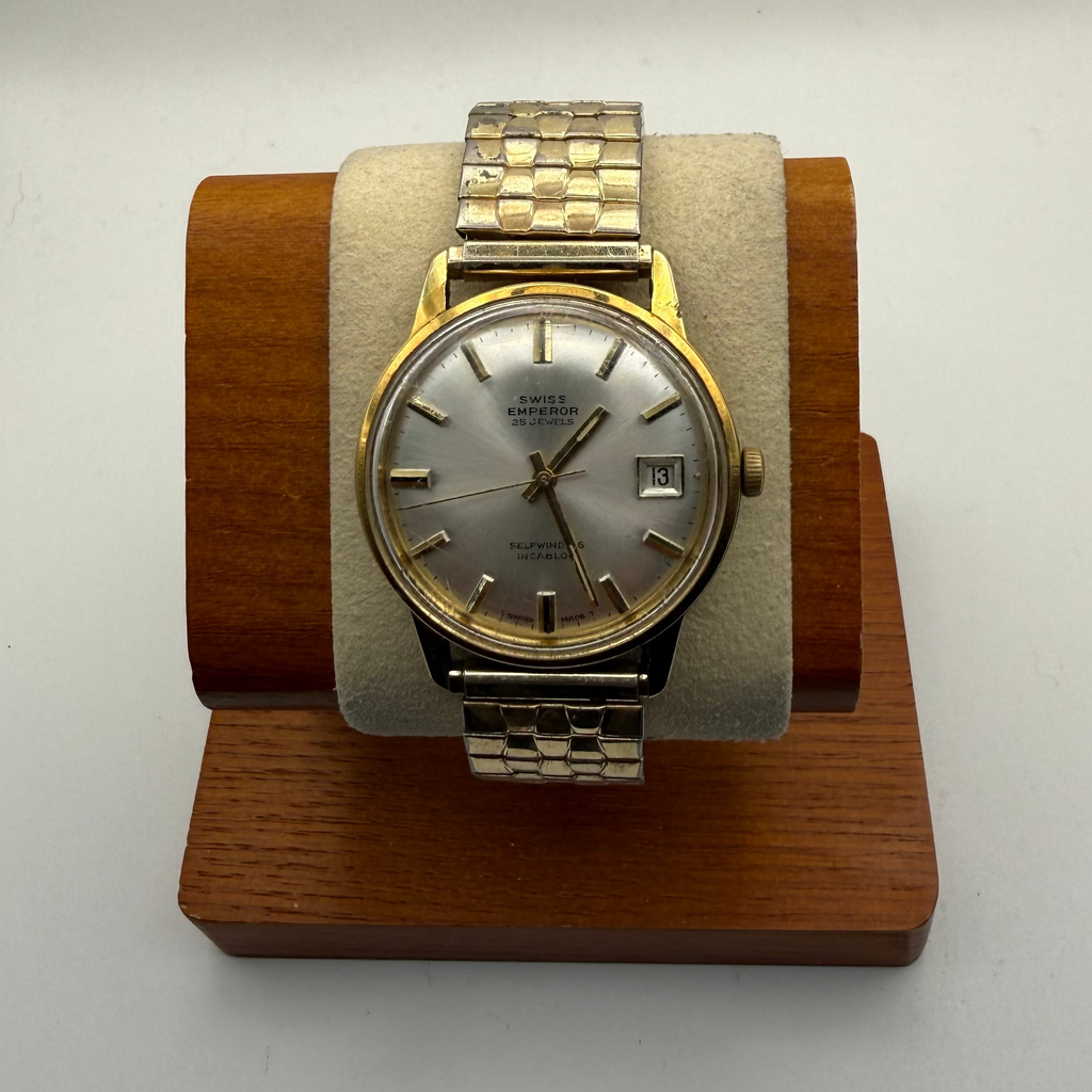 Swiss Emperor 25 Jewel Automatic Vintage Watch – Circa 1970s- £109.99